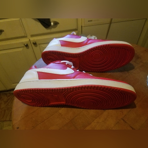 Rare Nike Court Vision Low Mens Size 12 University Red White Gym Casual Shoes - Picture 6 of 7